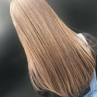 セミロング レイヤー×縮毛矯正 深見 拓のヘアスタイル