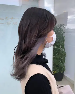 ロング カラー ヘアアレンジ like みやびのヘアスタイル