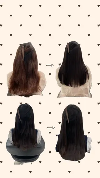 Ella所属・nana【艶髪】/ レイヤー/縮毛矯正のヘアスタイル