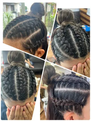 ロング B-W ⭐️REIKOのヘアスタイル