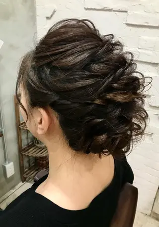 ロング まつパ・ヘアセット ♡Chinami♡のマツエク・マツパデザイン