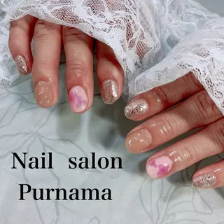 ネイル Purnama(ﾌﾟﾙﾅﾓ)所属・Purnama あきのネイルデザイン