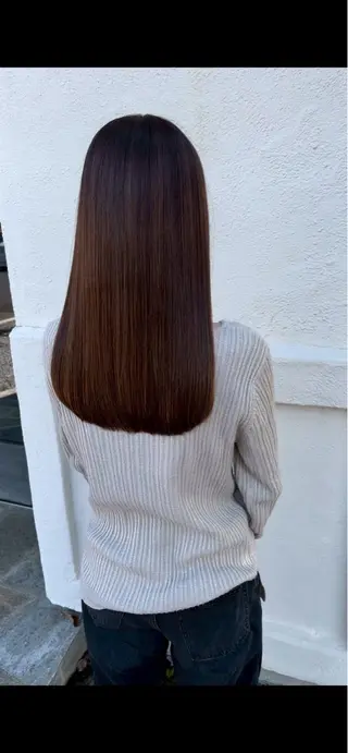ロング カラー 山口 二胡のヘアスタイル