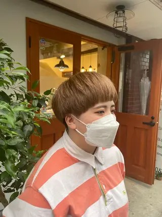 ショート ‪ ヘアーラボ ハチHAIR RABO HACHI所属・高山 妃のヘアスタイル