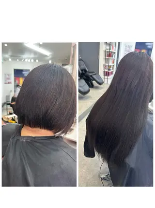 ロング 韓国ヘア×ハイトーン AYA💫のヘアスタイル