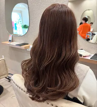 ロング 野村 玲美のヘアスタイル
