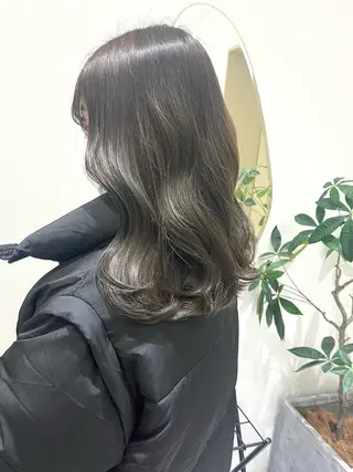 ミディアム カラー Zina博多筑紫口_ aikaのヘアスタイル