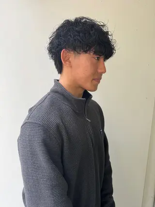 ショート パーマ メンズ だいすけ/メンズ/ イージーパーマのヘアスタイル