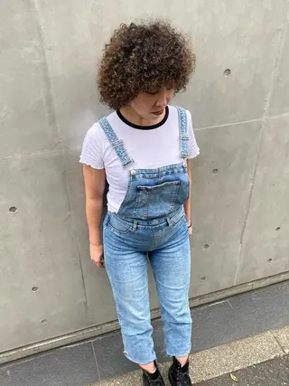 ミディアム カラー パーマ ヘアアレンジ メンズ キッズ ネイル マツエク・マツパ 中元 淳のヘアスタイル