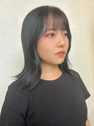 セミロング カラー 🍒中川葵久美🍒 メンズ/パーマのヘアスタイル