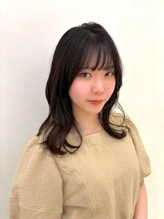 ミディアム 🫧透明感カラー/ 青山瑞季🫧のヘアスタイル