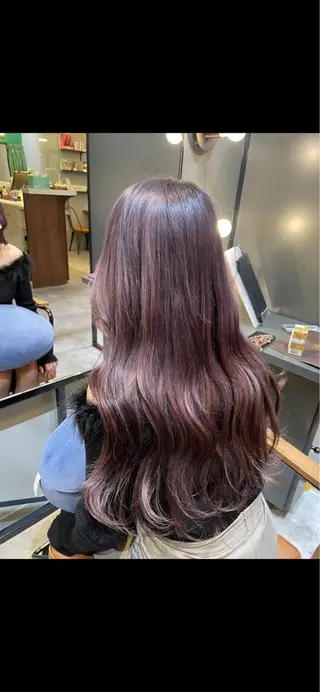 ロング カラー ヘアアレンジ INCE HAIR ひらい なつきのヘアスタイル