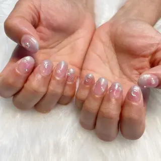 ネイル ゴテゴテ💙ワンホン リオナのネイルデザイン