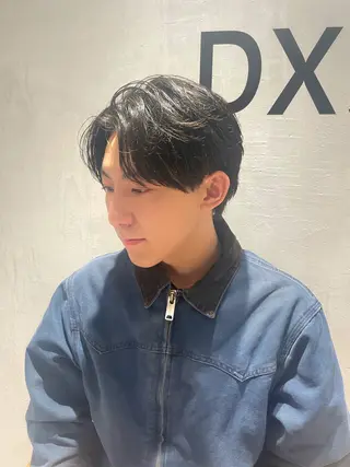 ミディアム パーマ メンズ メンズNO.1口コミ 高評価🟡三澤拓海✅のヘアスタイル