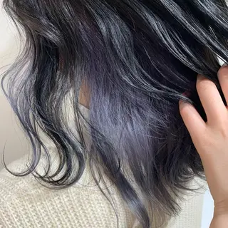 セミロング カラー 田中 優衣のヘアスタイル