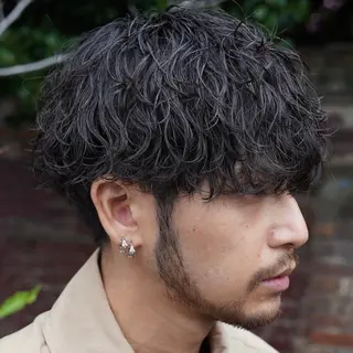 パーマ メンズ 名古屋メンズカラー 特化小林我修のヘアスタイル