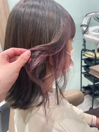 ミディアム カラー 韓国透明感カラー🌀 yuukiのヘアスタイル