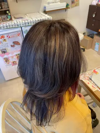 ロング カラー 美容室 Jフィドルファドル所属・わきた かずなのヘアスタイル