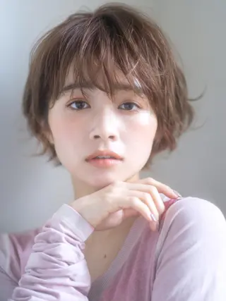 ショート 🎀ハイトーン/レイ ヤー/Reina🎀のヘアスタイル