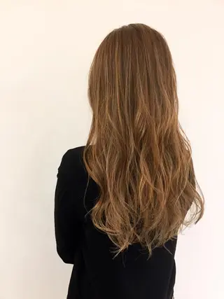 ロング カラー シールエクステ⭐️ オオミタクヤのヘアスタイル