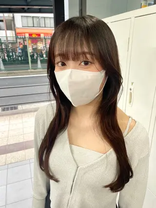 ロング カラー ili心斎橋所属・🩵韓国ハイトーン/ デザインYUZU🩵のヘアスタイル