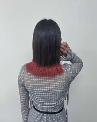 ミディアム REV.所属・堀川咲/ｃｕｔ✂︎/ 𝚛𝚎𝚟./大阪のヘアスタイル