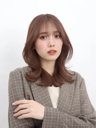 ロング カラー 韓国風カラー✄ カズホのヘアスタイル