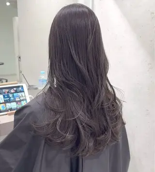 ロング 透明感カラー ふうか　渋谷のヘアスタイル