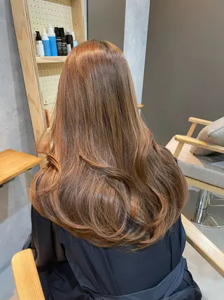 ロング カラー 中村 ひなたのヘアスタイル
