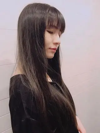 ロング カラー 本通り/透明感カラー 髪質改善/ボブ/祐樹のヘアスタイル