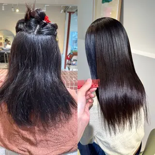 セミロング eto所属・髪質改善スペシャリス ト長尾勇弥/梅田中津のヘアスタイル