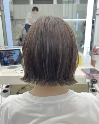 ショート カラー COA GINZA 空也/前髪/顔まわりのヘアスタイル