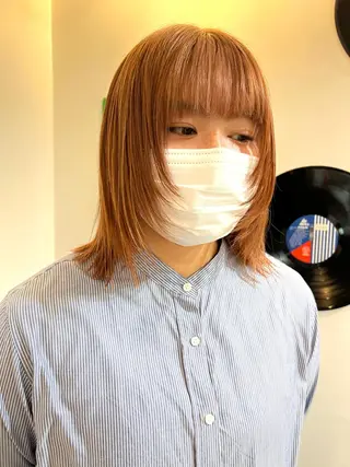 ショート カラー ヘアアレンジ 🧨ブリーチー×ボブ レイヤー💎じゅえるのヘアスタイル