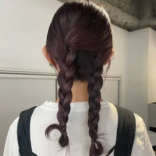 ロング カラー ヘアアレンジ レイヤーパーマ、ボブ 小須田ゆあのヘアスタイル