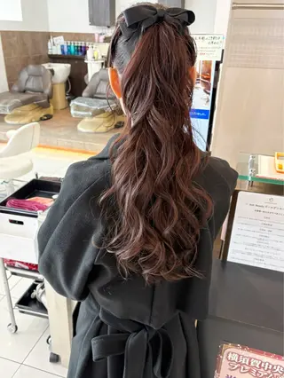 ロング ヘアアレンジ アレンジ＆ショート 💙YUKINOのヘアスタイル