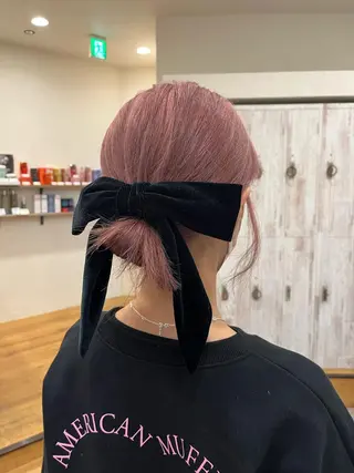 ミディアム カラー 🟢NEGi🟣 🫧髪質改善のヘアスタイル