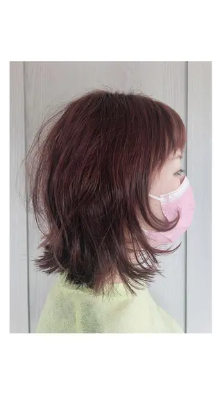 ミディアム hairsalon fawn☺︎ヘアーサロンホウン所属・hair salon FAWN🦌のヘアスタイル