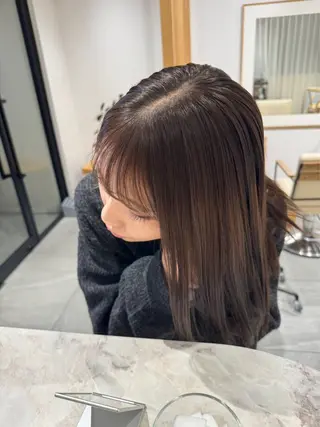 ミディアム ショート/ボブ/顔周 りレイヤー/RINAのヘアスタイル