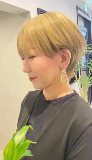 ショート カラー Agu hair lang屋島店所属・大林　恵理 【Agu 屋島】のヘアスタイル