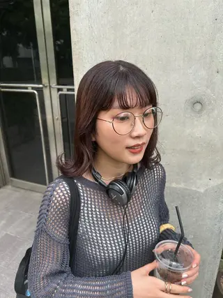 ミディアム カラー メイ🩰 wカラーのヘアスタイル