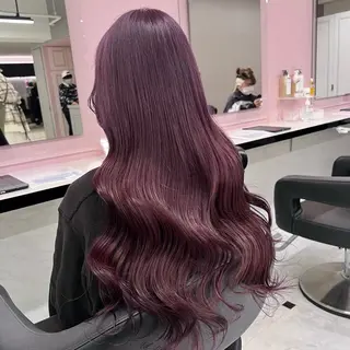 ロング カラー *モデル募集🤍横浜 透明感カラー🫧のヘアスタイル