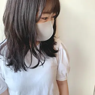 ミディアム ボブウルフ／ボブ Satsuki【名駅のヘアスタイル