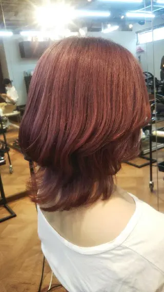 カラー 久村 奈菜のヘアスタイル