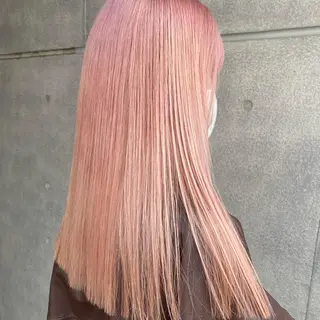 セミロング カラー Yahiko ハイトーンのヘアスタイル