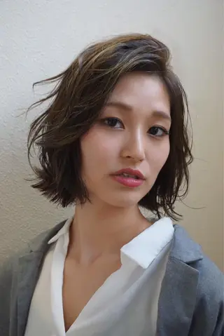 ショート カラー パーマ ヘアアレンジ #3/M所属・【サンバイエム】 公式のエステ・リラクイメージ