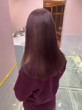 ロング カラー ヘアアレンジ 🎀暖色カラー🎀 ♡yurika♡のヘアスタイル