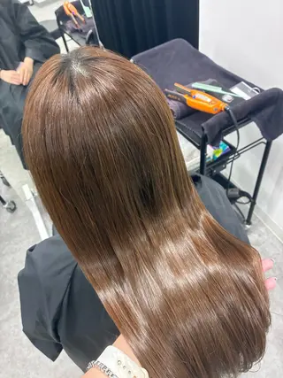 うる艶カラー🍓 モデル募集🍓海音のヘアスタイル
