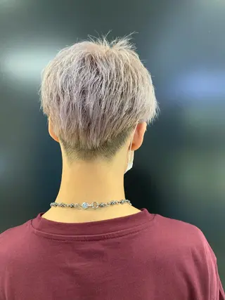 ショート カラー メンズ 暖色系カラー❤️櫻井 亜美のヘアスタイル