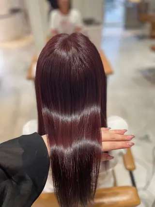 カラー 艶髪ワンホンヘア🩶 ayaha🩶のヘアスタイル