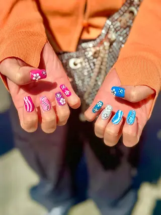 ネイル マルサンカクシカク所属・○△□ 守口市のネイルデザイン